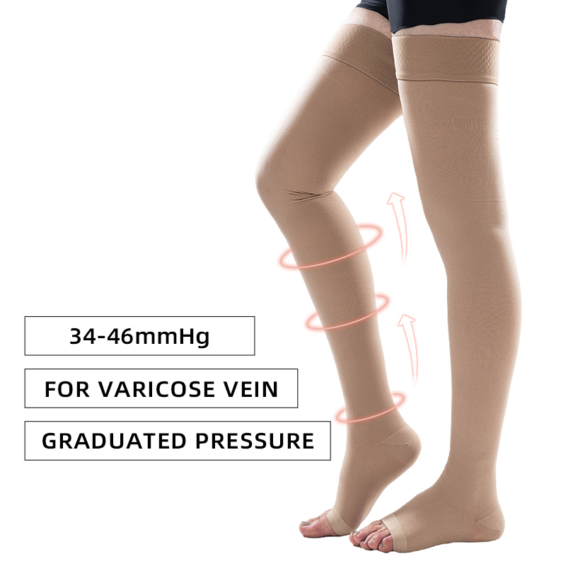 1 çift Uyluk Yüksek Burnu açık - Compression Sock Medical incelemesi ve fiyatı