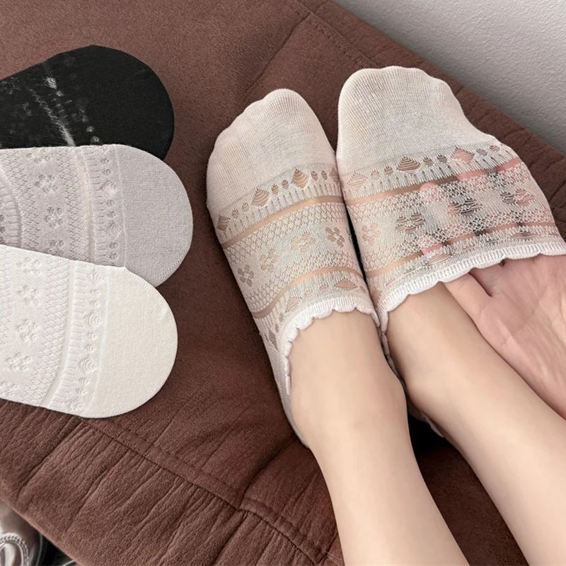 Kadınlar için dantel desenli b - Invisibility Sock Loafer incelemesi ve fiyatı