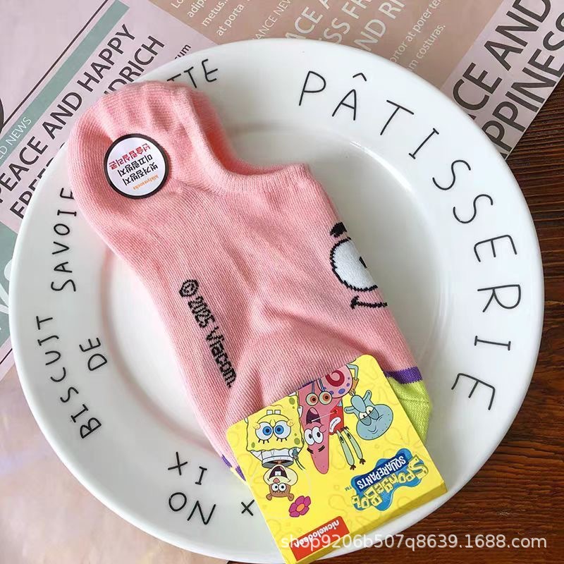 4 adet sıcak sevimli SpongeBob - Invisibility Sock Loafer incelemesi ve fiyatı